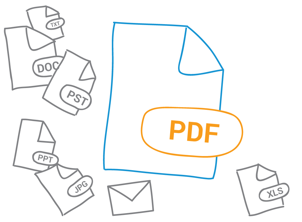 Ondersteunde extensies in PDFen